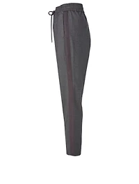 Wool Stretch Track Pants