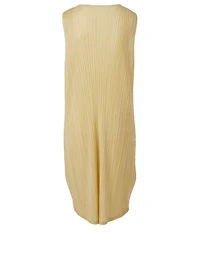 Pleated Shift Dress