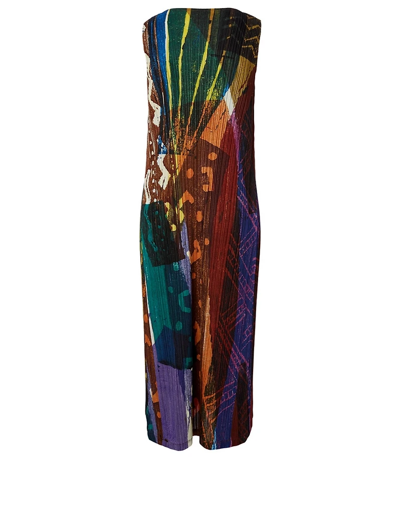Printed Sleeveless Dress