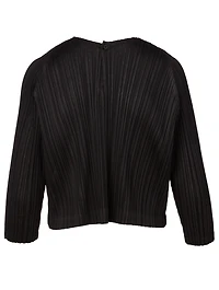 Pleated Roundneck Top
