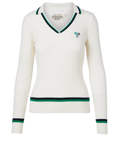 Wool Polo Sweater