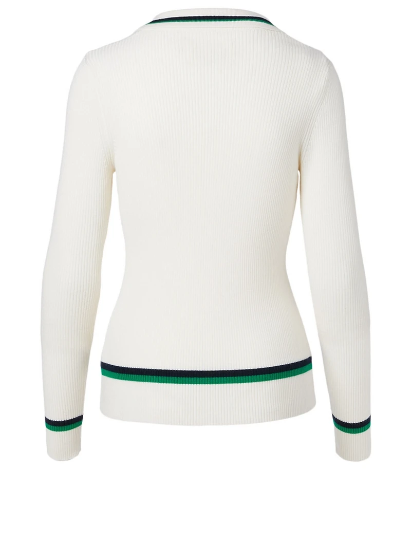 Wool Polo Sweater