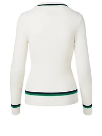 Wool Polo Sweater