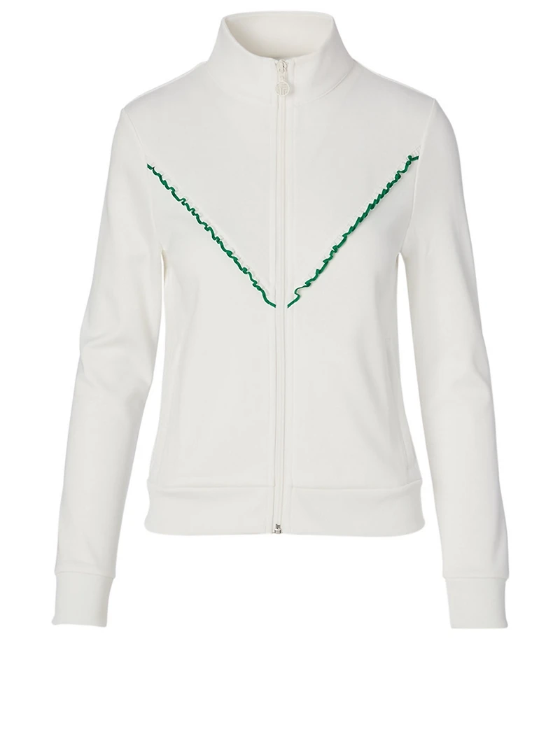 Ruffle Track Jacket