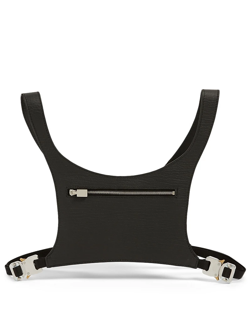 Minimal Leather Chest Rig