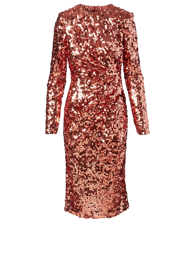 Sequin Midi Dress