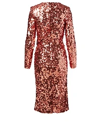 Sequin Midi Dress