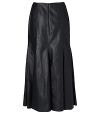 Amy Leather Midi Skirt