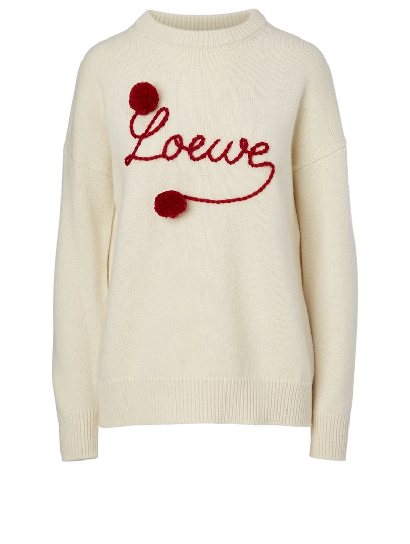 Wool Pom Sweater