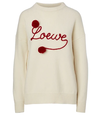 Wool Pom Sweater