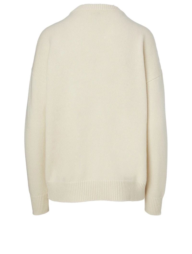 Wool Pom Sweater