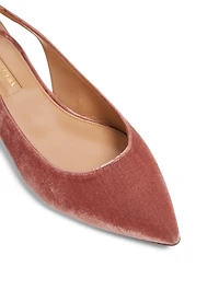 Deneuve Velvet Ballet Flats