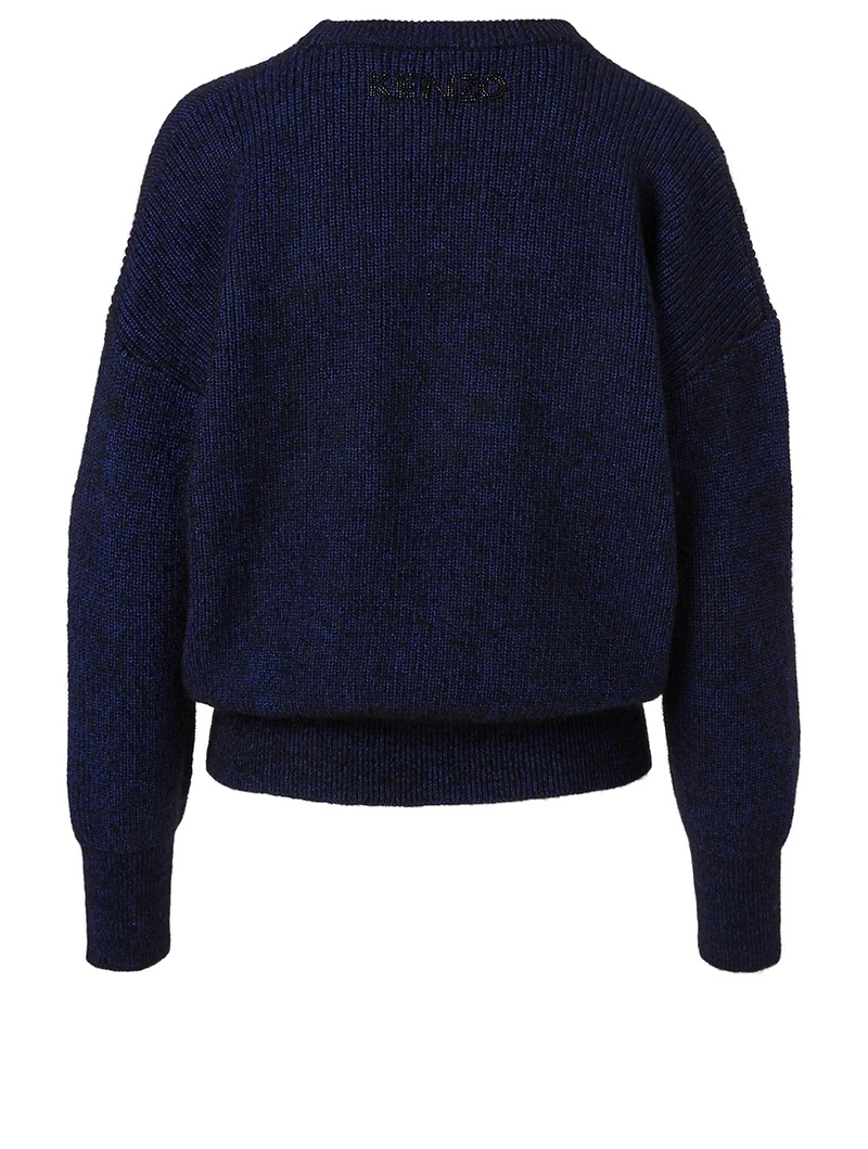 Passion Flower Wool-Blend Sweater