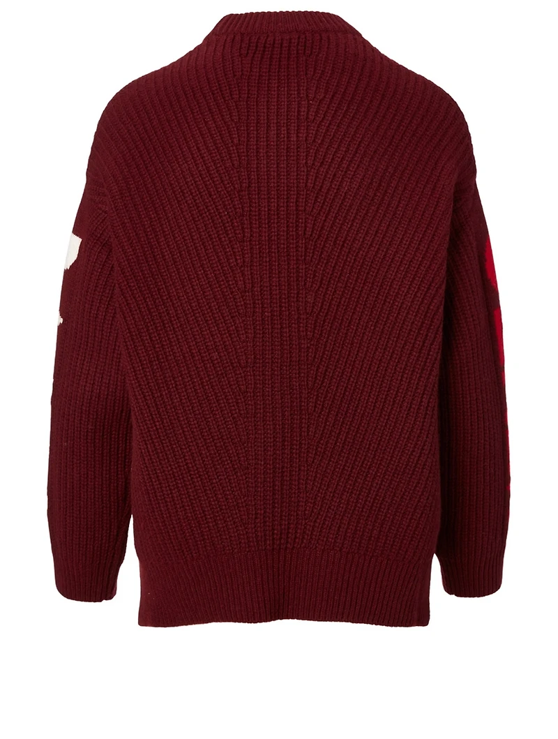 Wool-Blend Chunky Sweater
