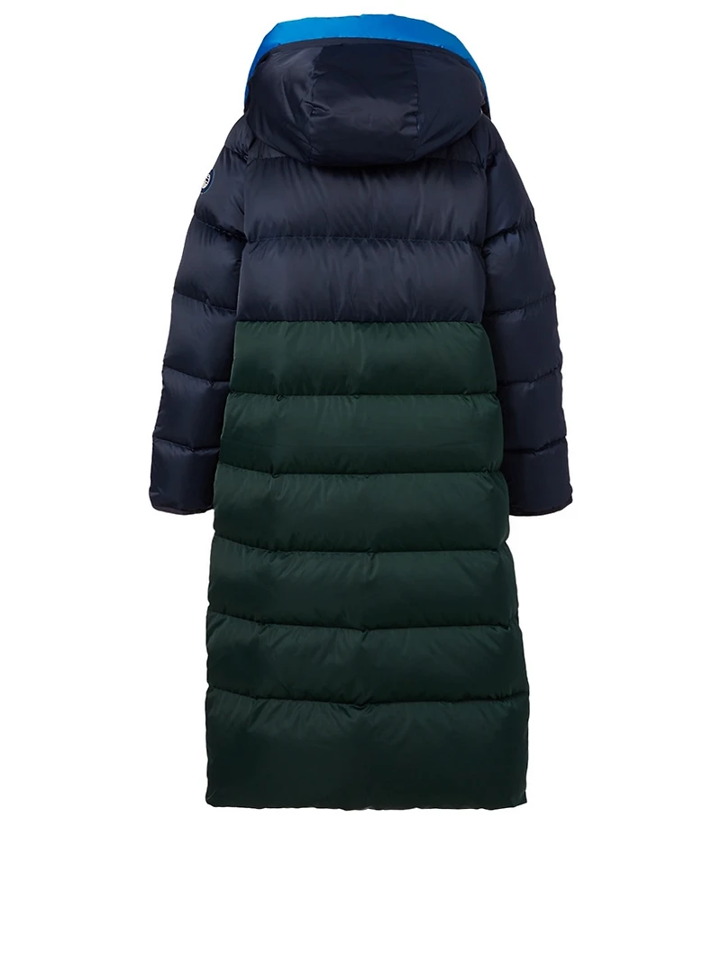Oversized Satin Down Coat