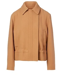 Wool Cropped Coat