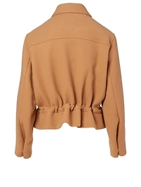 Wool Cropped Coat