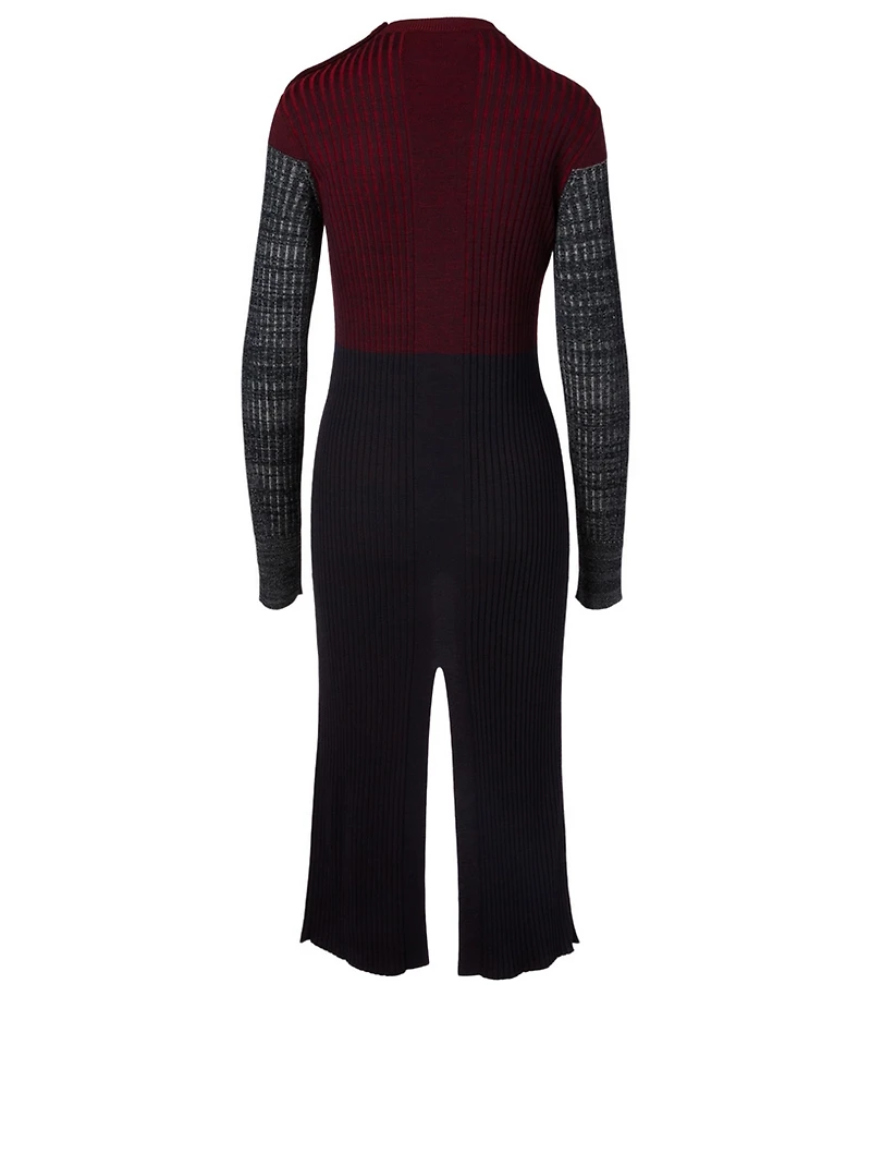 Wool-Blend Long Sweater