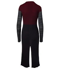 Wool-Blend Long Sweater