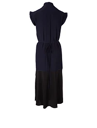 Silk Midi Dress
