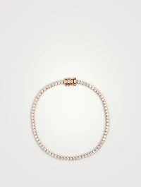 Hepburn 18K Rose Gold Gemstone And Diamond Bracelet