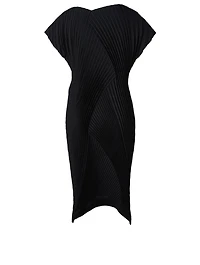 Pleated Midi Dress
