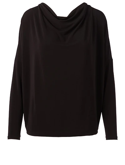 Draped Jersey Top