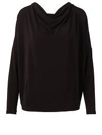 Draped Jersey Top