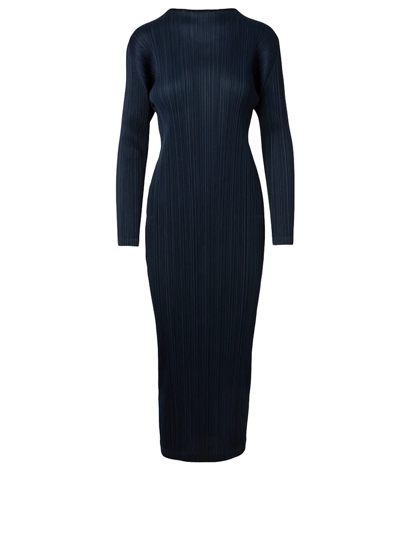 Pleated Maxi Dress