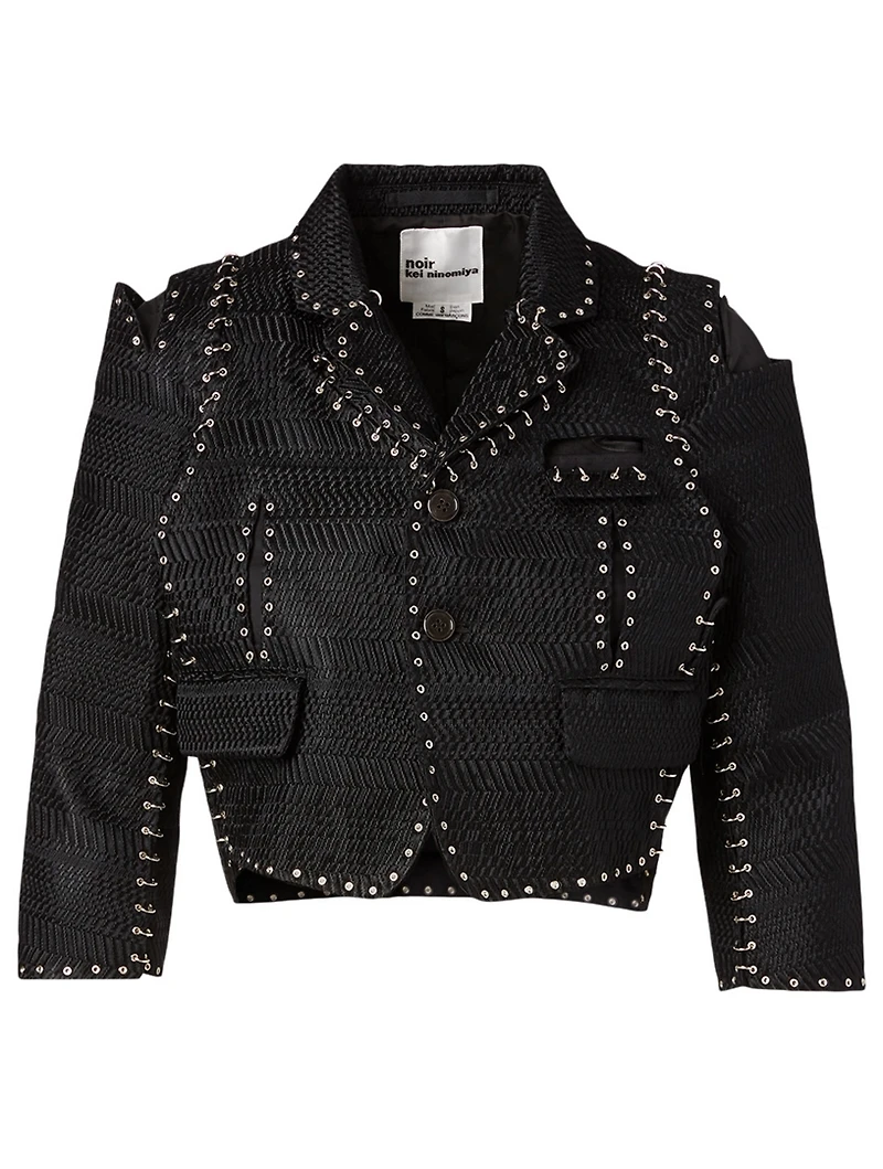 Piercing Cropped Jacket