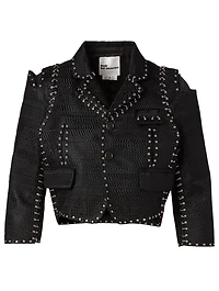Piercing Cropped Jacket