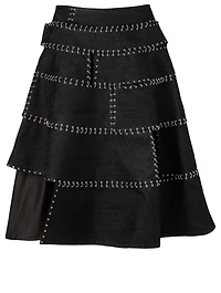 Textured Piercing Pants