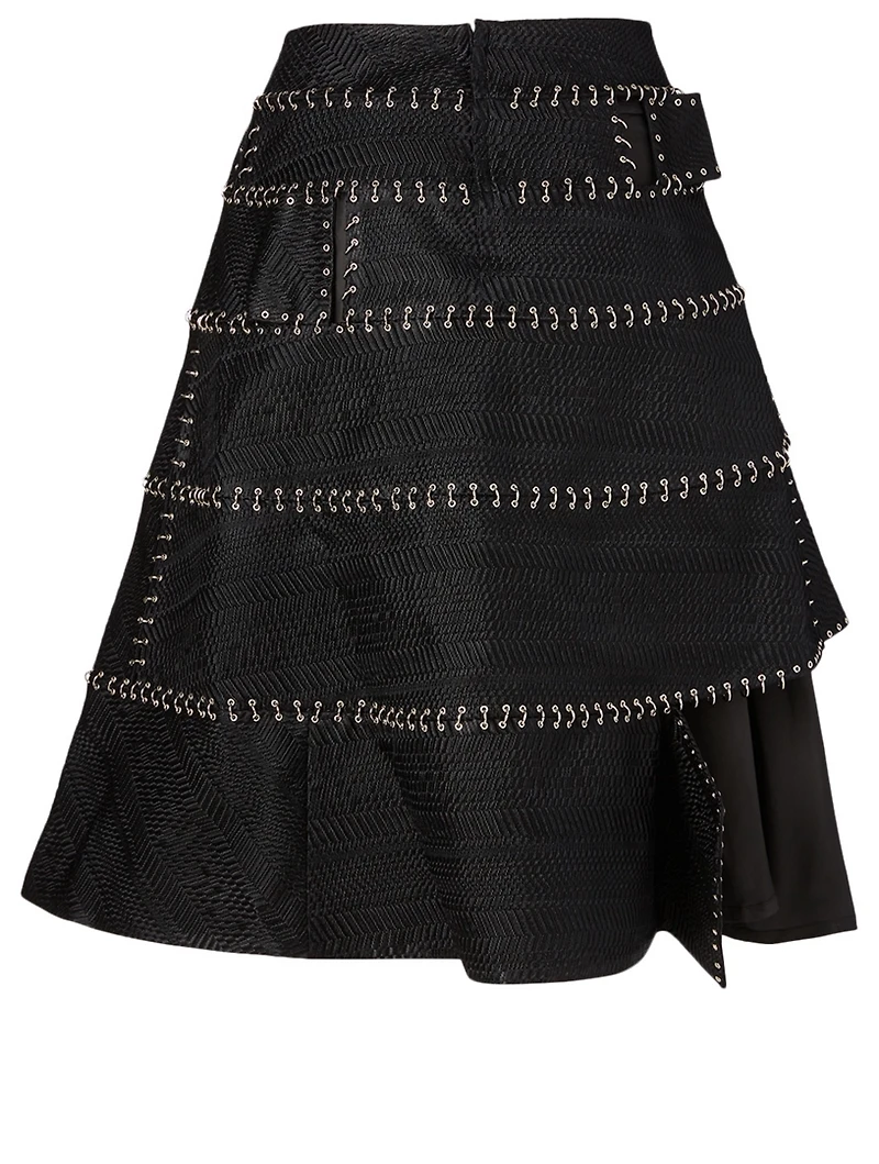 Textured Piercing Pants