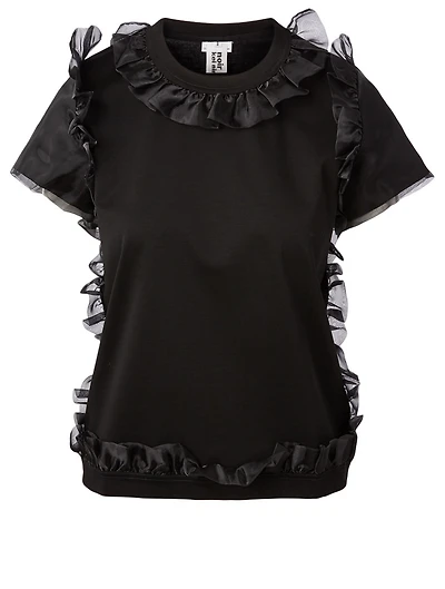 Cotton Tulle T-Shirt