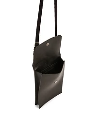 Saffiano Leather Neck Pouch