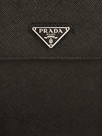 Saffiano Leather Neck Pouch