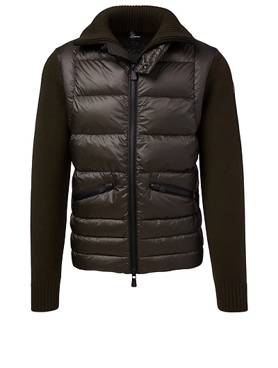 Quilted Zip Sweater