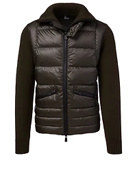 Quilted Zip Sweater