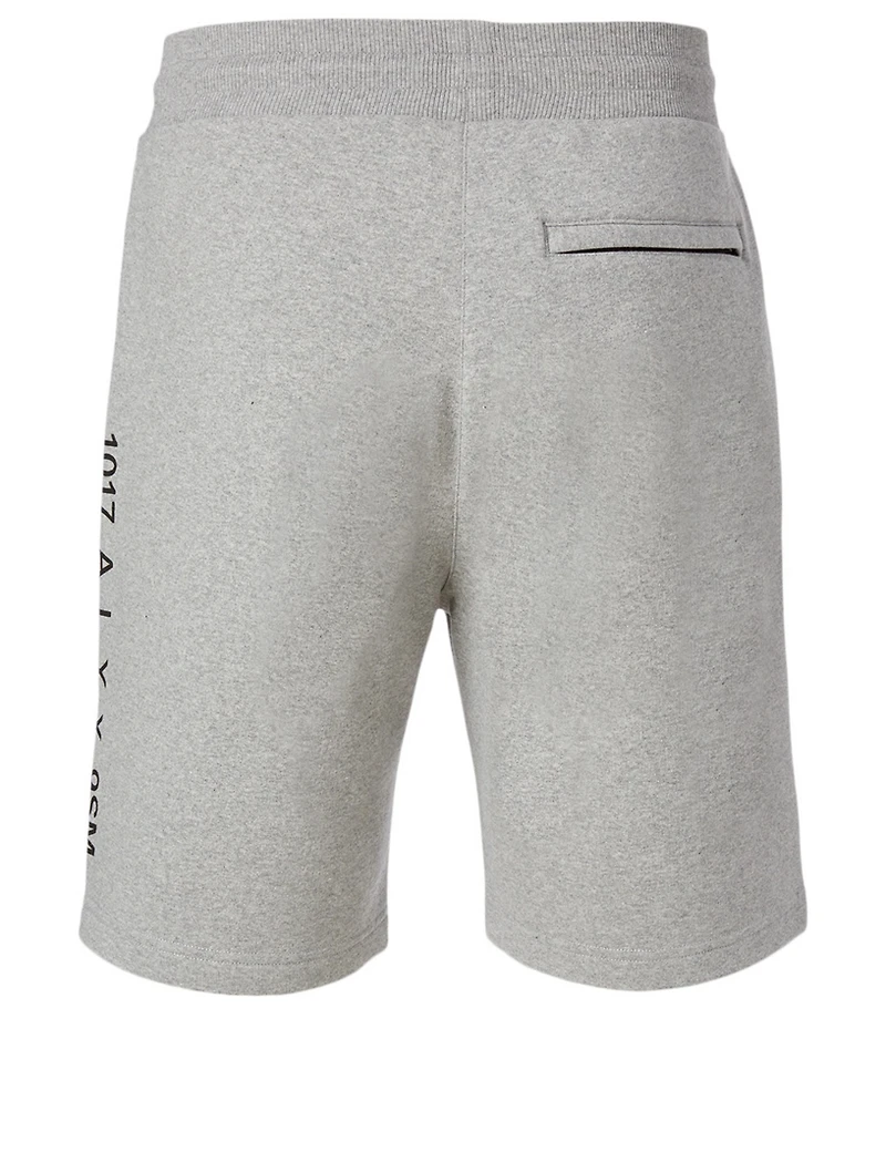 Cotton-Blend Logo Active Shorts