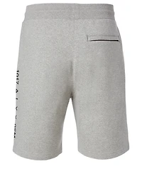 Cotton-Blend Logo Active Shorts