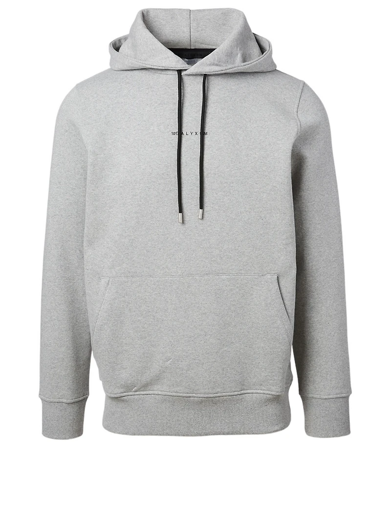 Cotton-Blend Logo Hoodie