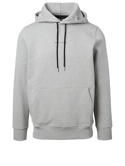 Cotton-Blend Logo Hoodie