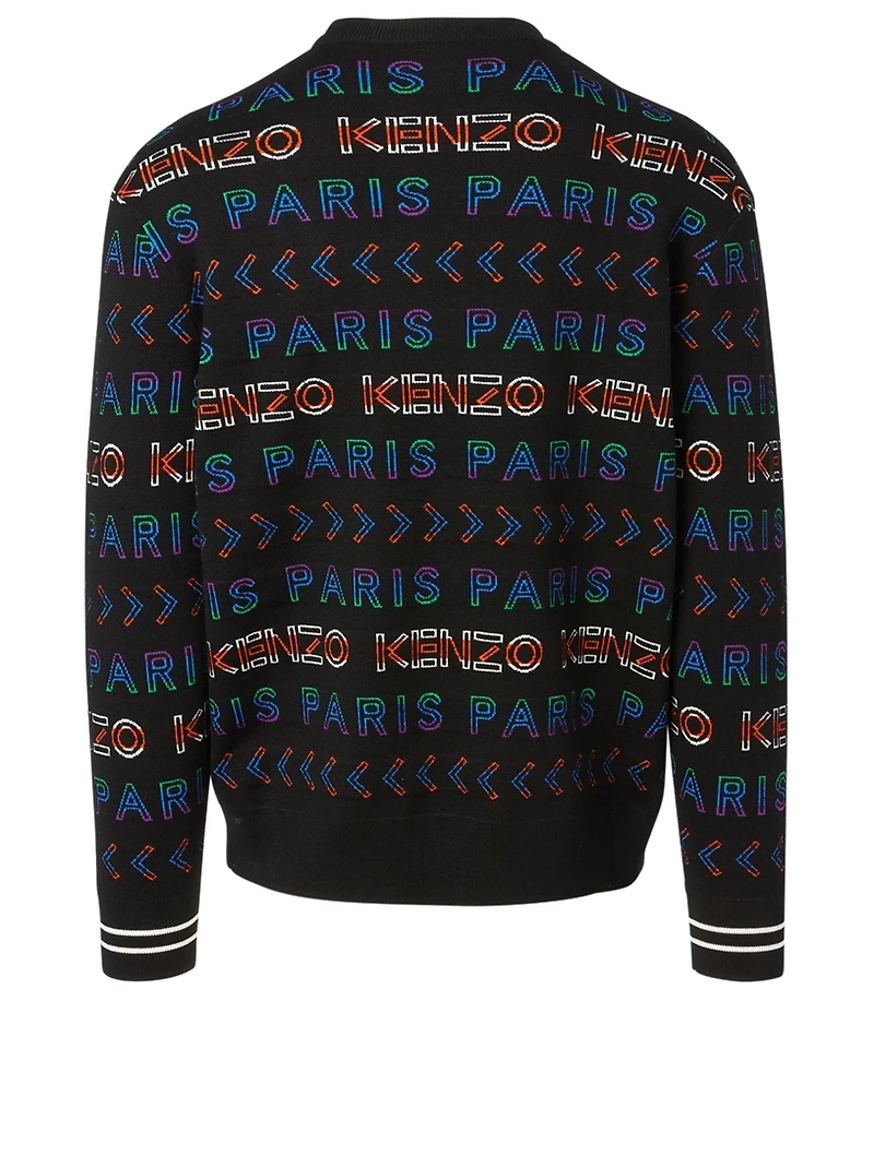 Wool-Blend Logo Sweater