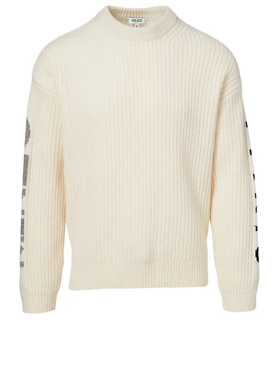 Wool-Blend Logo Sweater