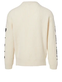 Wool-Blend Logo Sweater