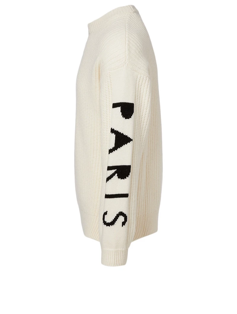 Wool-Blend Logo Sweater