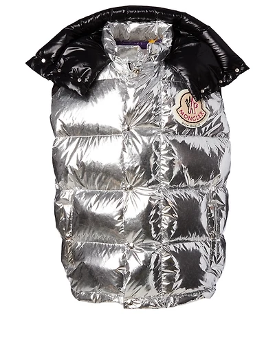 8 Moncler Palm Angels Metallic Down Vest