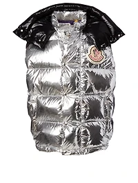 8 Moncler Palm Angels Metallic Down Vest