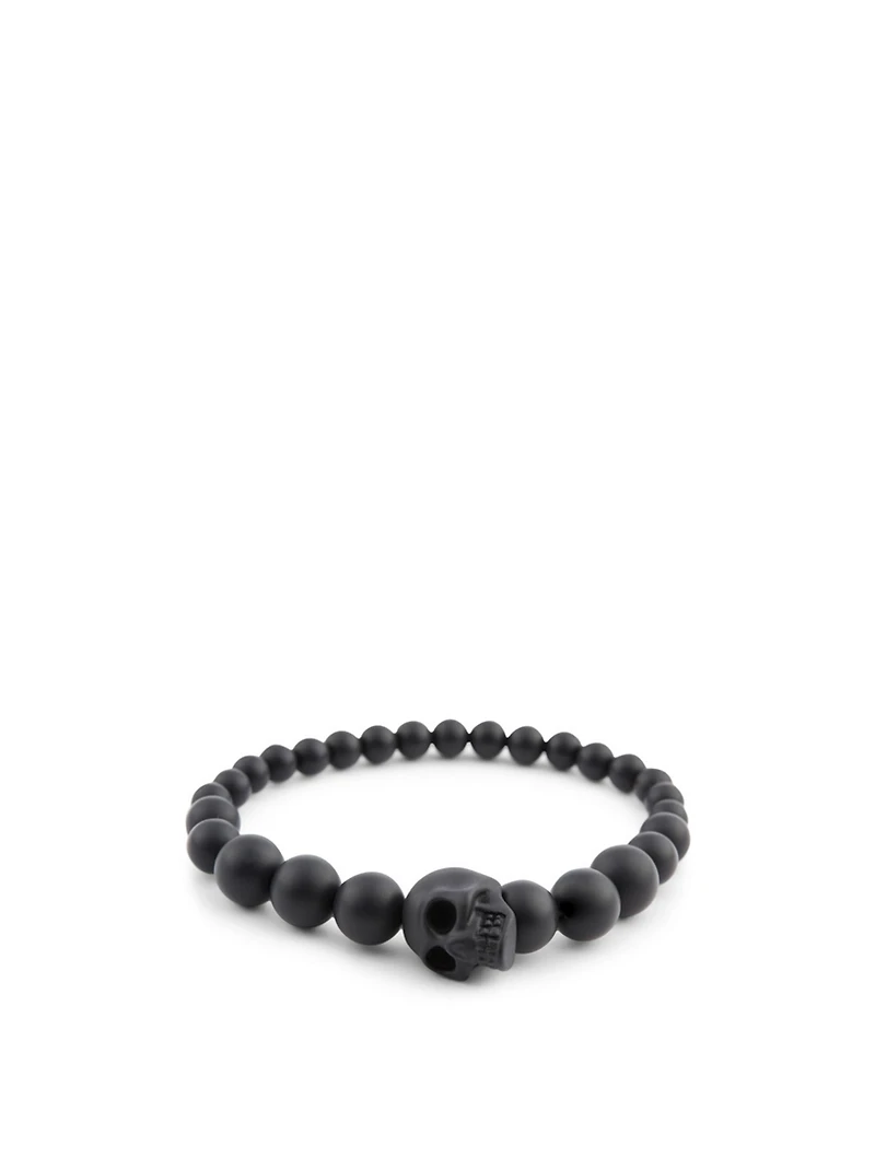 Beaded Skull Bracelet