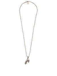 Skull And Spider Necklace